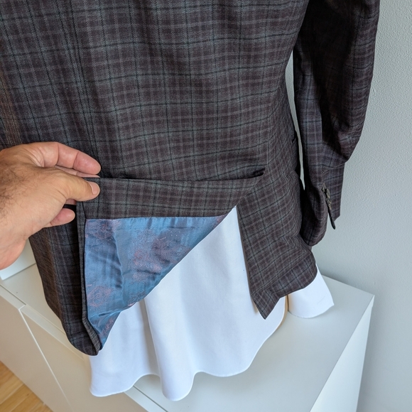 🇬🇧Ted Baker Plaid Sport Coat - Picture 6 of 14